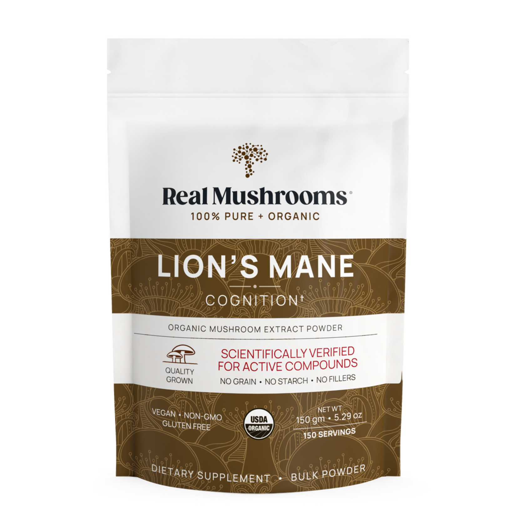 Real Mushrooms Lion's Mane Extract Powder 150g
