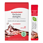 SunRider Fortune Delight - Raspberry Flavor 10 pack - 3g {LIMIT 2]