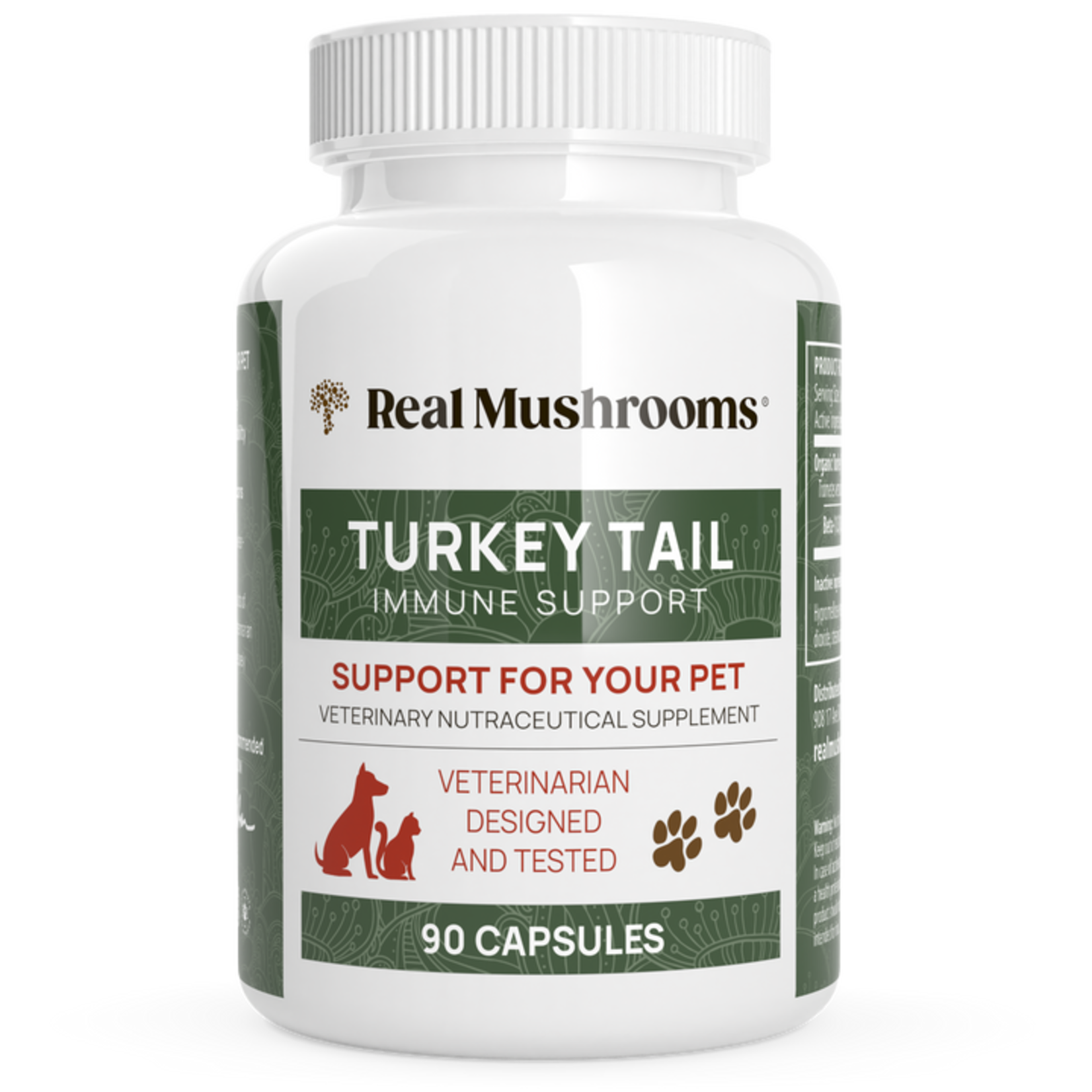 Real Mushrooms Turkey Tail Extract for your Pets 90C