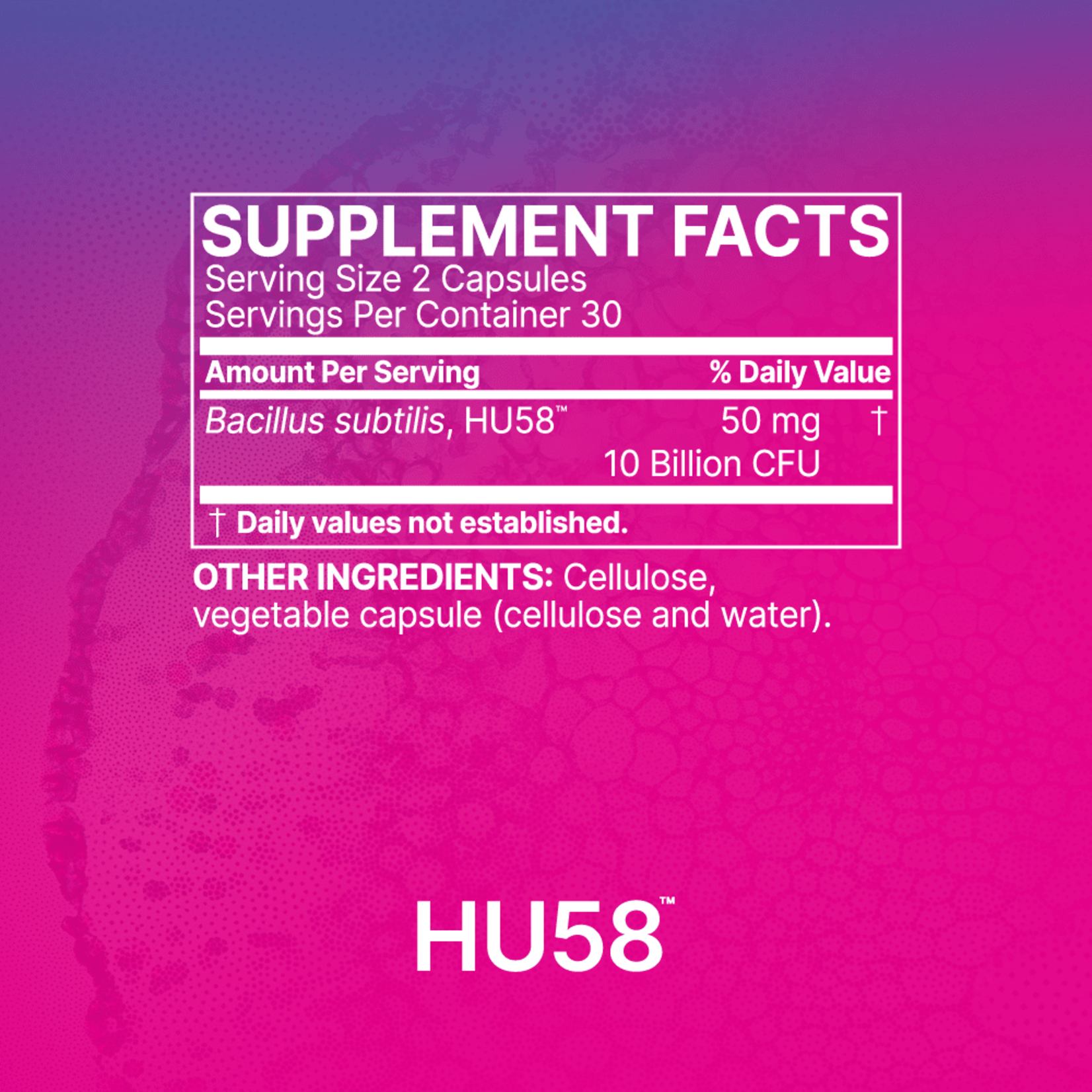 Microbiome Labs HU58™