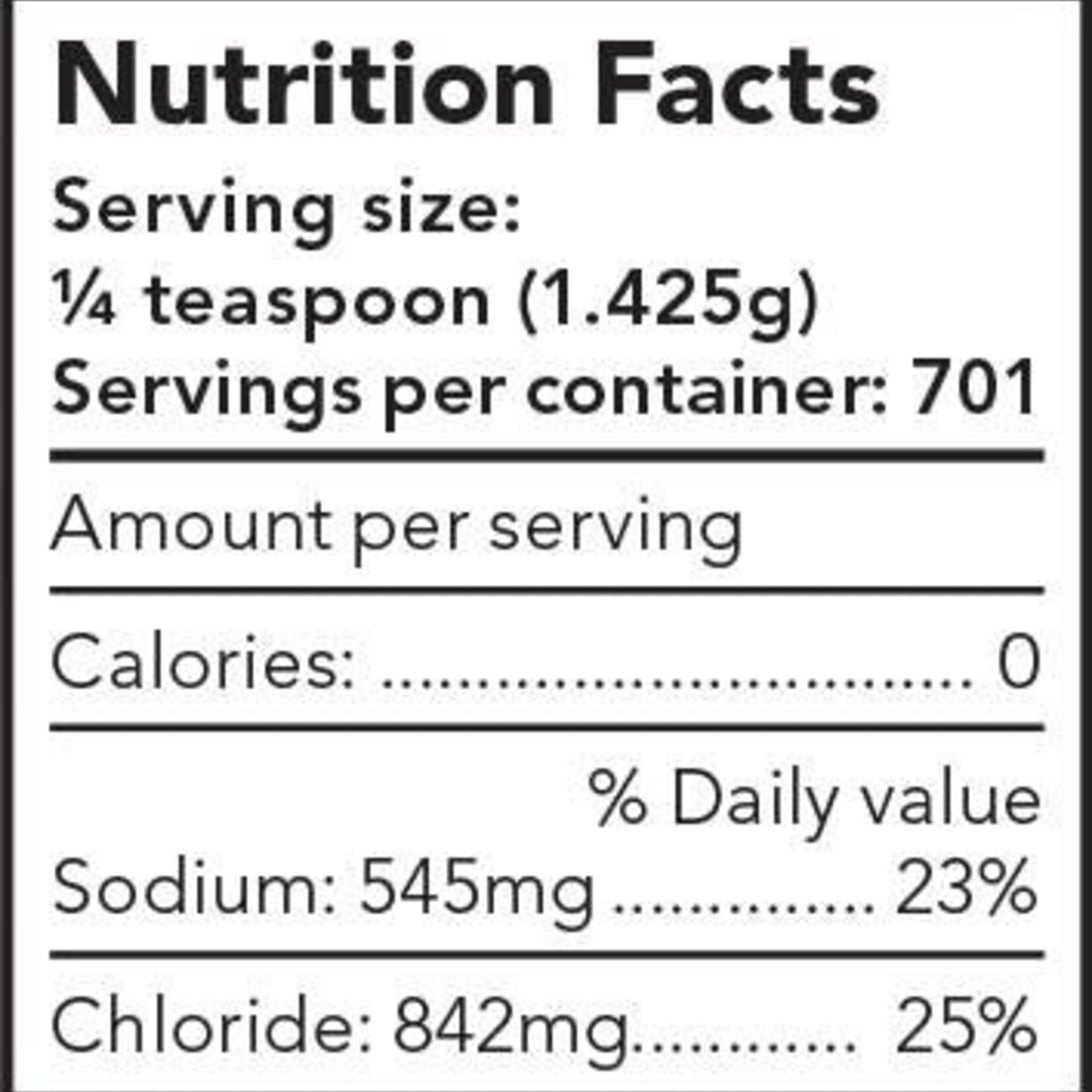 Natural health Int. Himalayan Course Granulated Culinary Salt