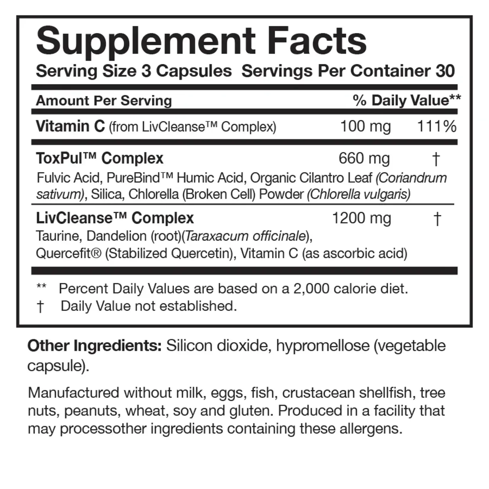 Researched Nutritionals ToxinPul 90c