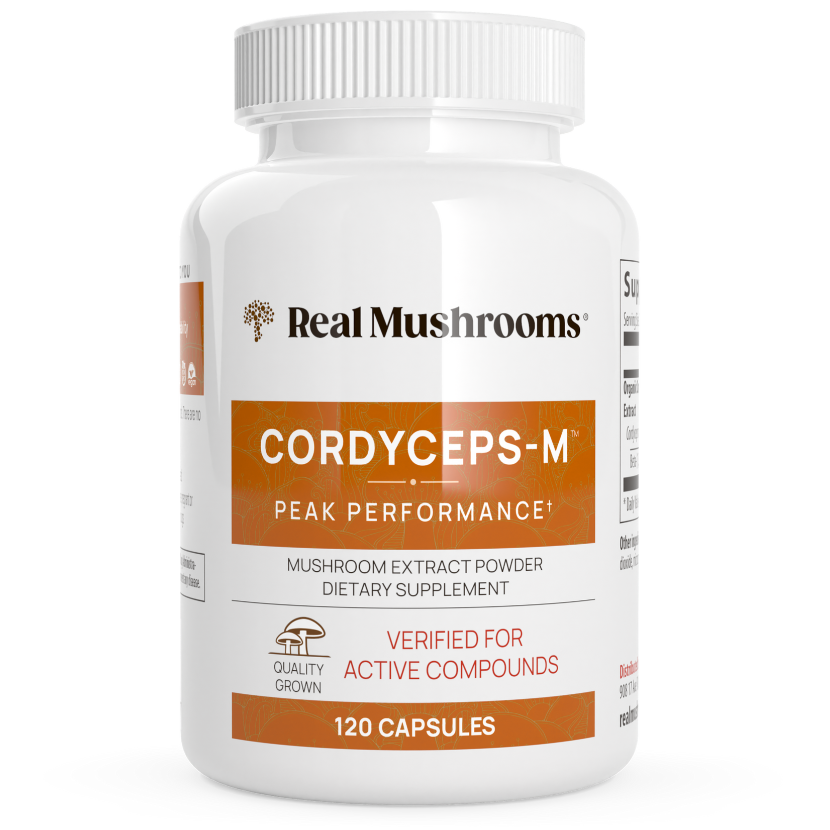 Real Mushrooms Cordyceps Extract Capsules 300C