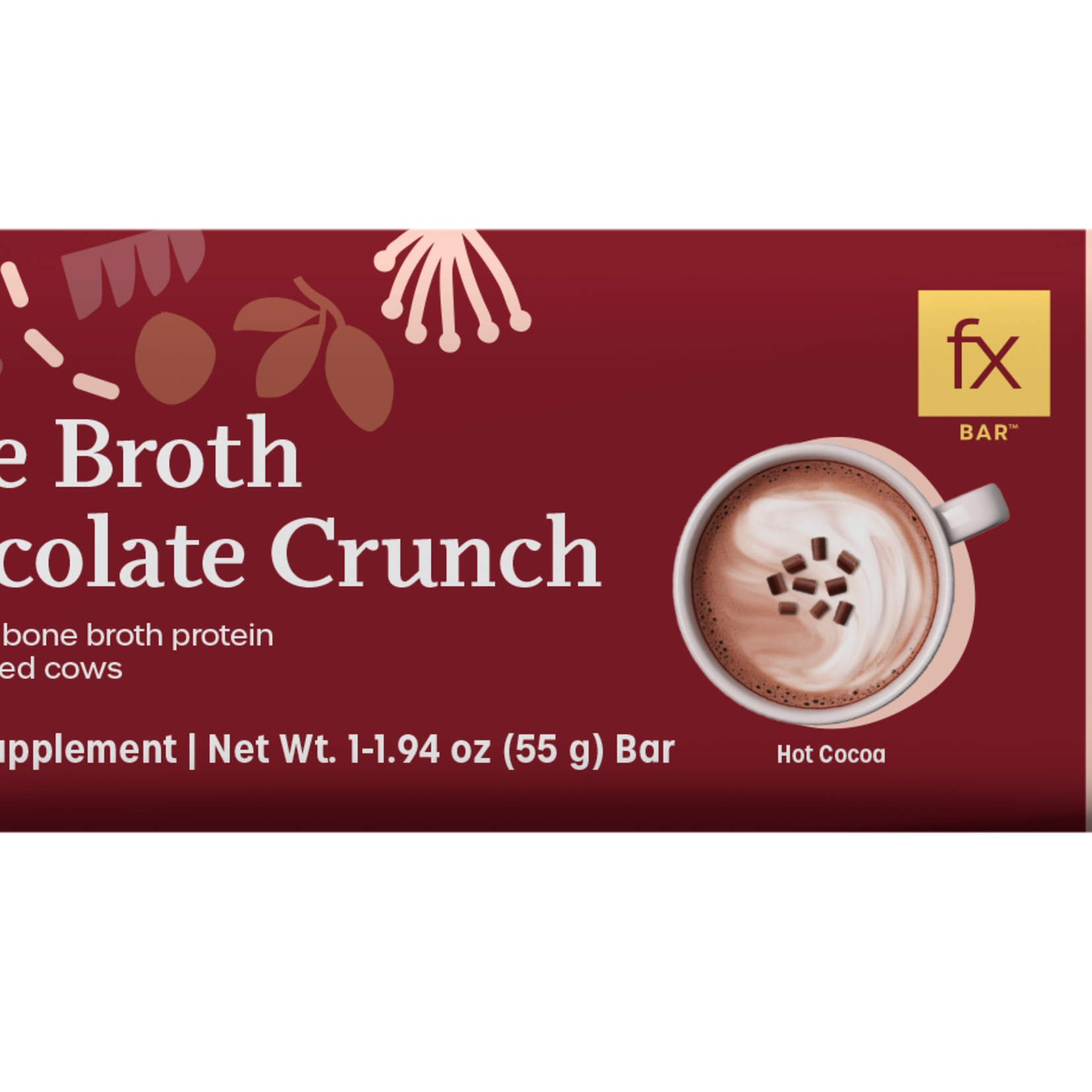 Designs for Health Bone Broth Chocolate Crunch 12 Bars