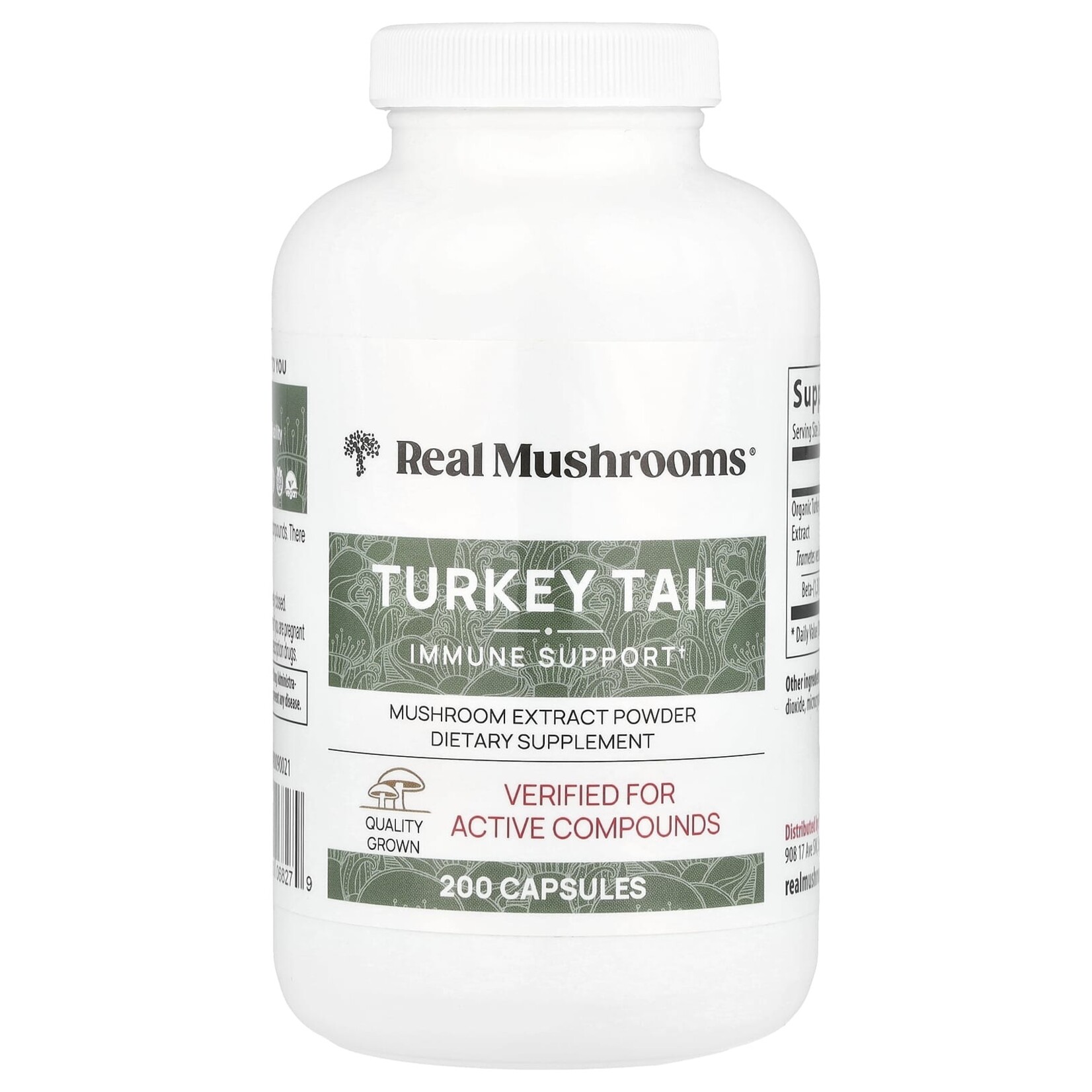 Real Mushrooms Turkey Tail 200c
