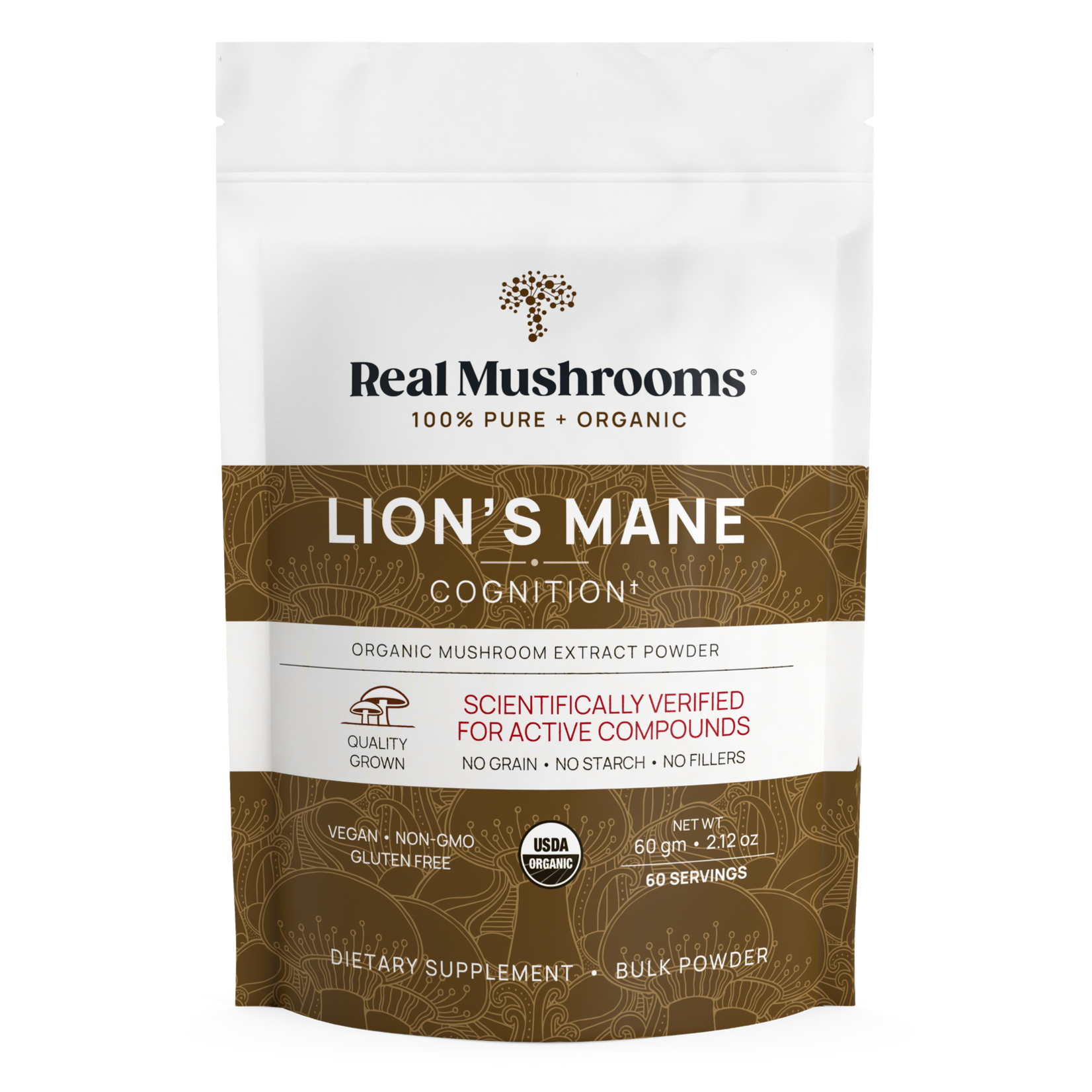 Real Mushrooms Lion's Mane Extract Powder 60g