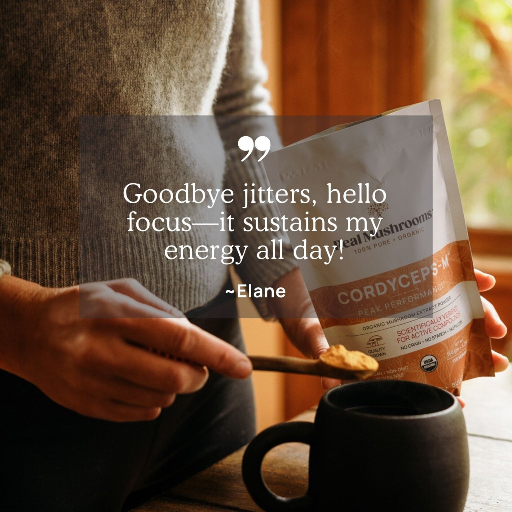 Real Mushrooms Cordyceps Mushroom Extract Powder – 150 gm