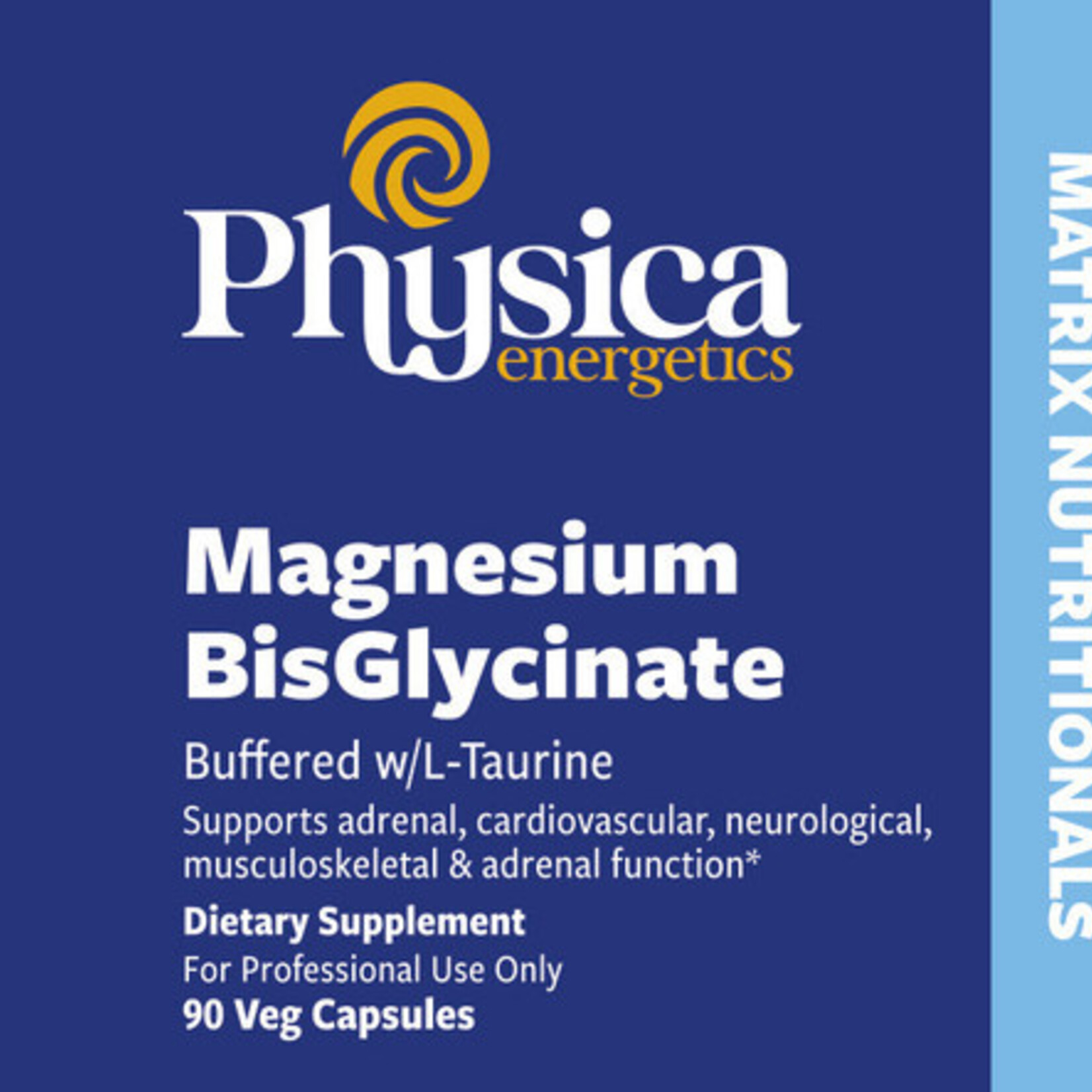 Physica Magnesium BisGlycinate W/L-Taurine (Buffered)  90 caps