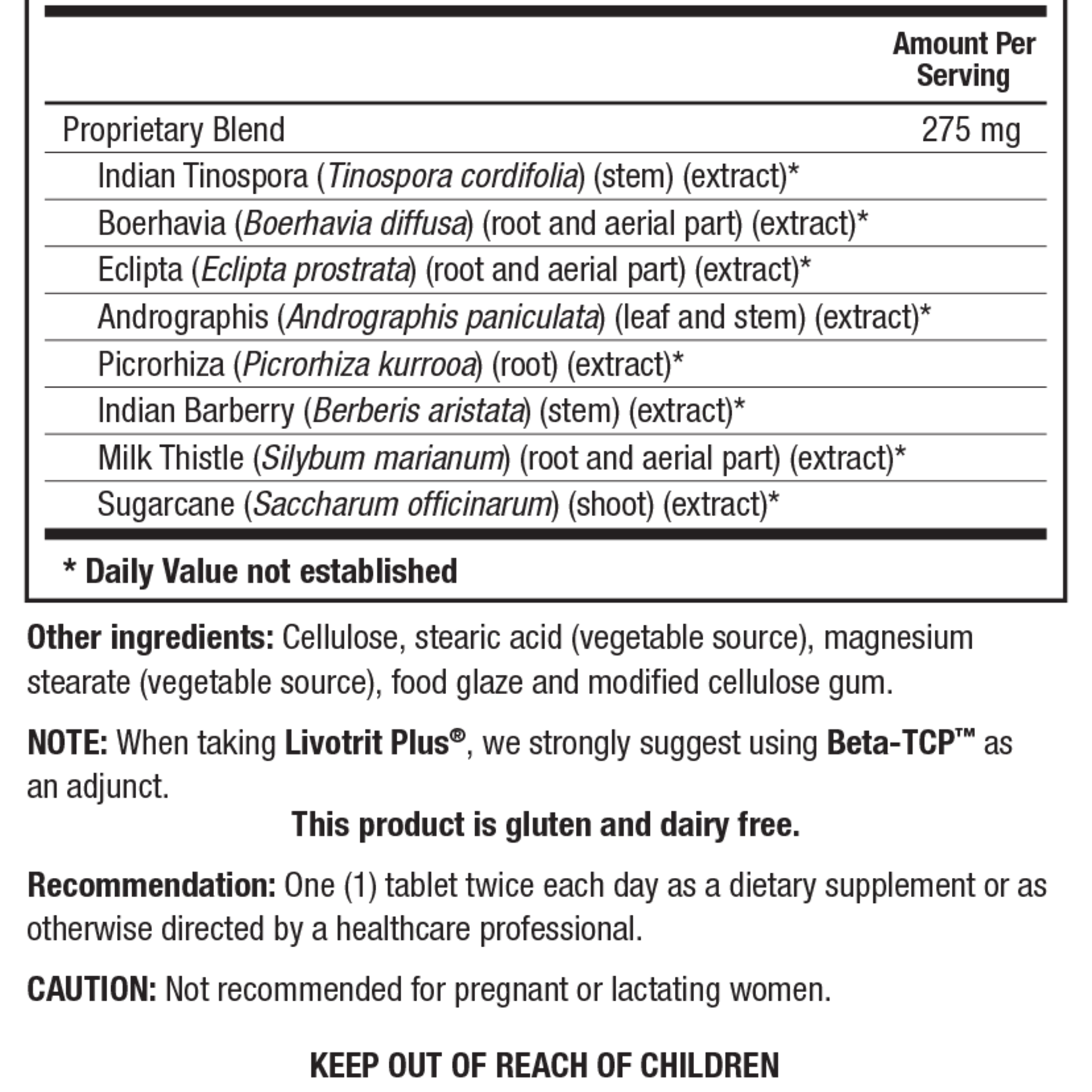 Biotics Research Livotrit Plus