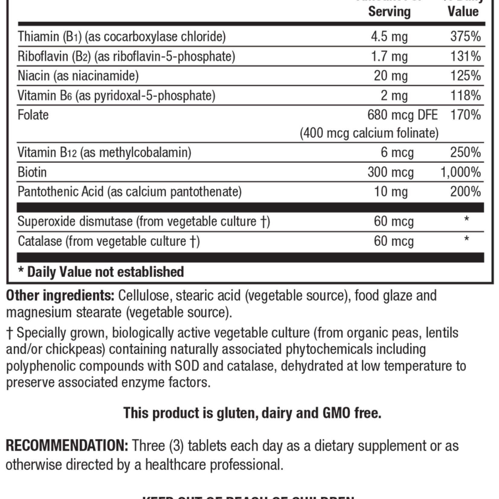 Biotics Research Bio-3B-G