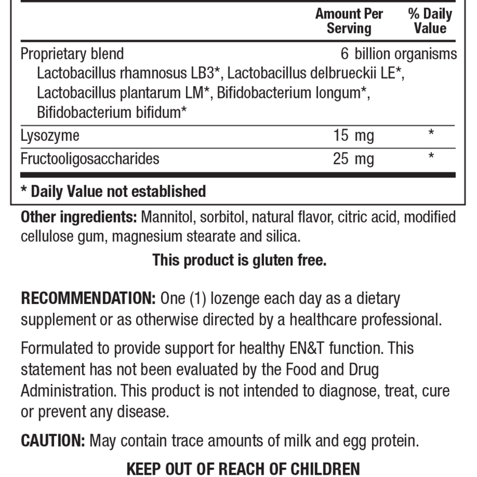 Biotics Research Adult ENT-Pro