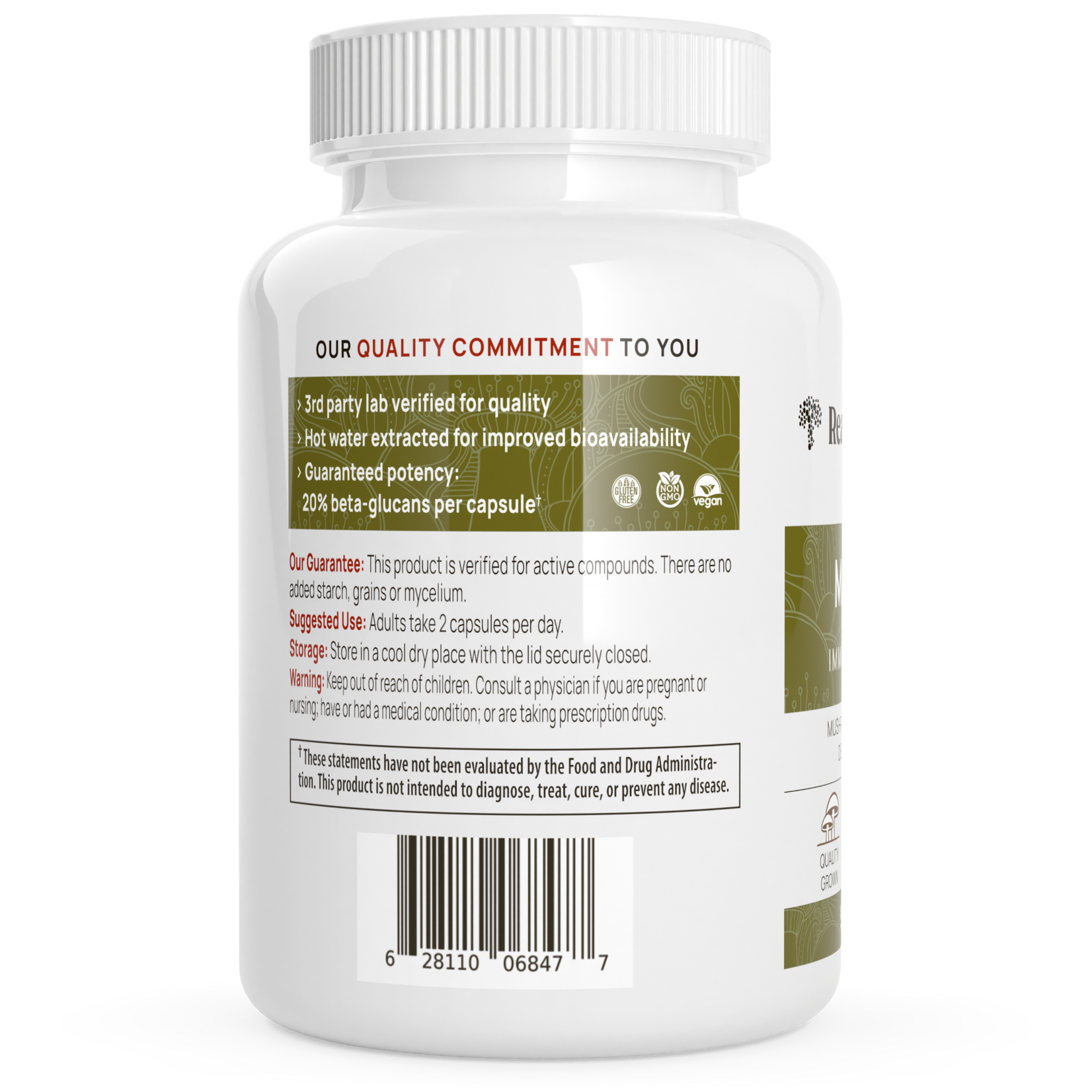 Real Mushrooms Maitake Mushrooms 90 C