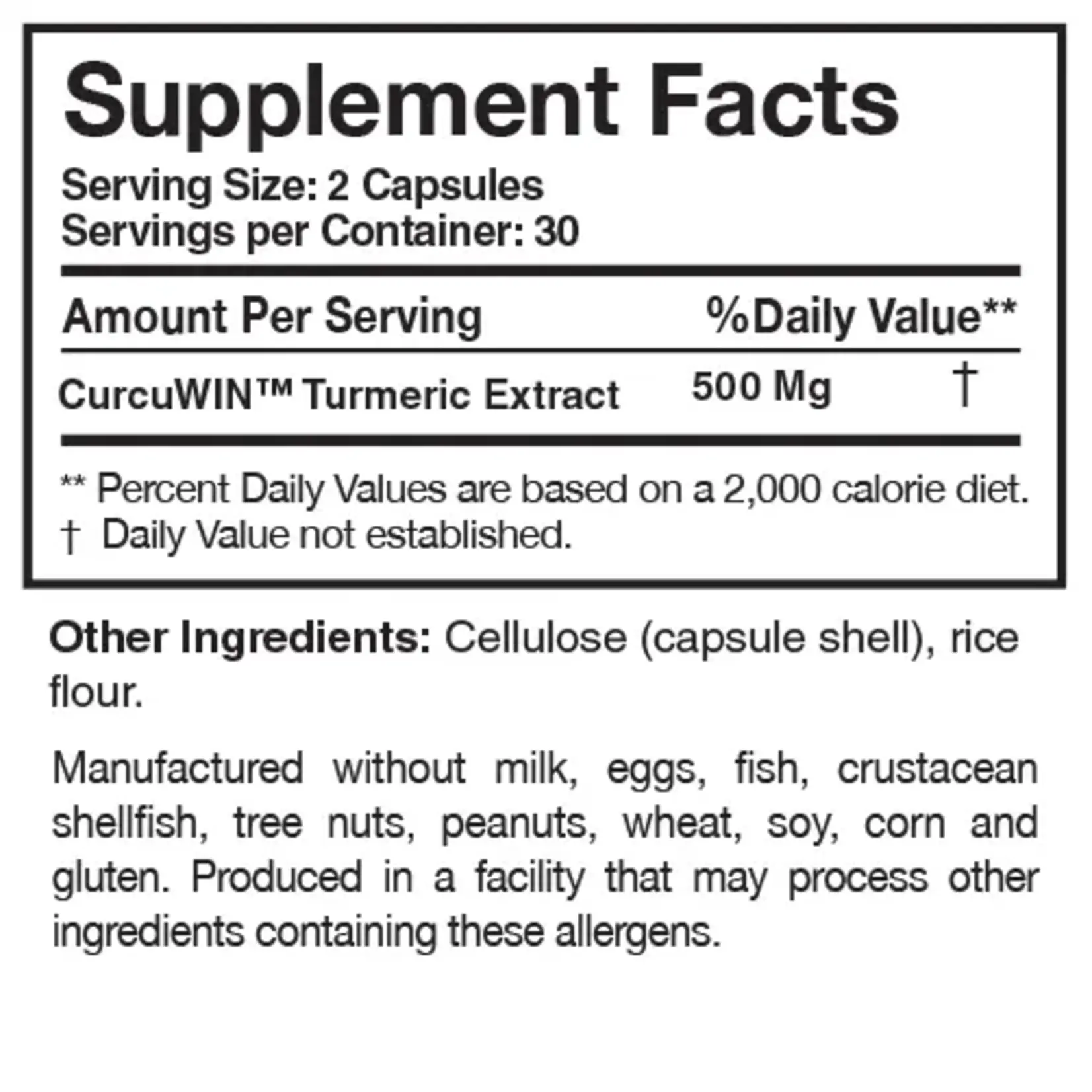 Researched Nutritionals Curcumin Pure 60C
