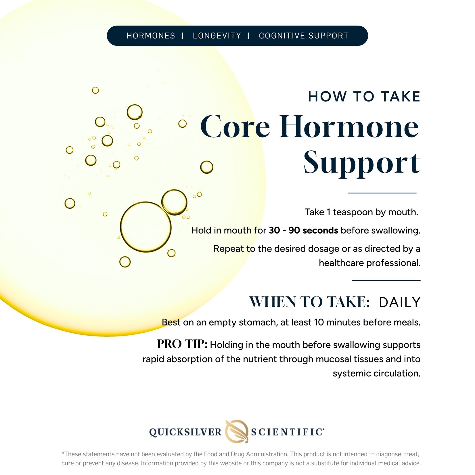 Quicksilver Core Hormone Support