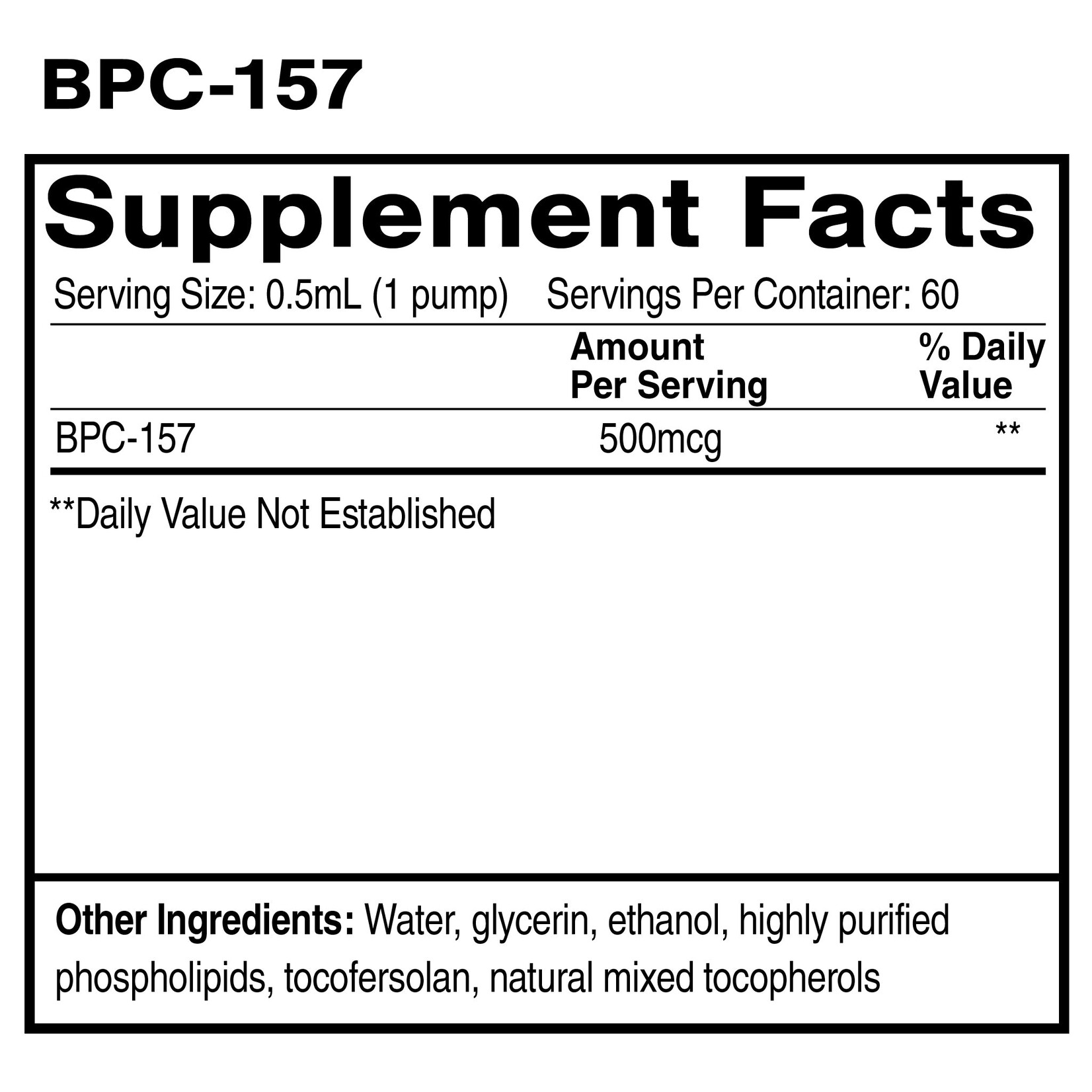 Quicksilver Oral Liposomal BPC-157 [Refrigeration Required]