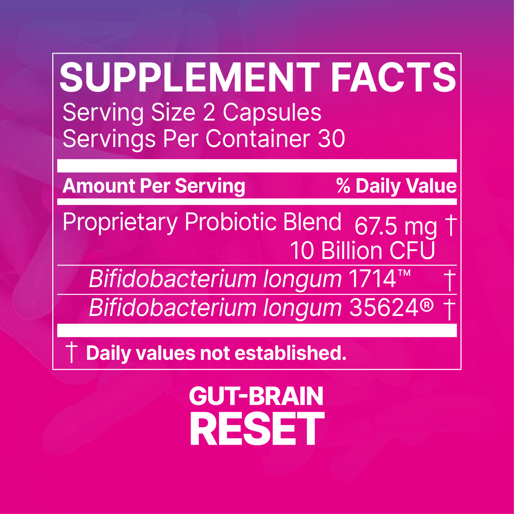Microbiome Labs Gut-Brain Reset 60c