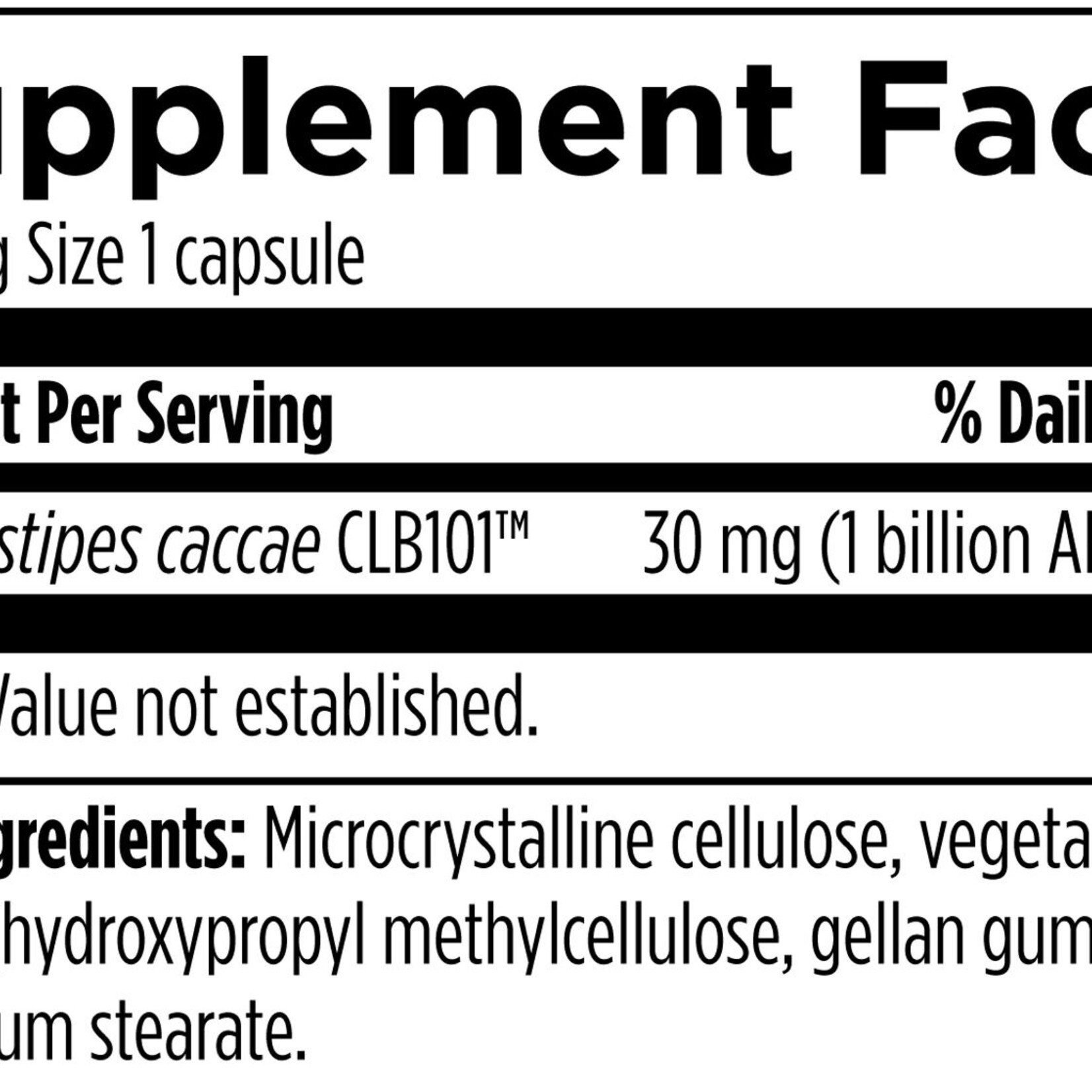 Designs for Health Anaerostipes Probiotic