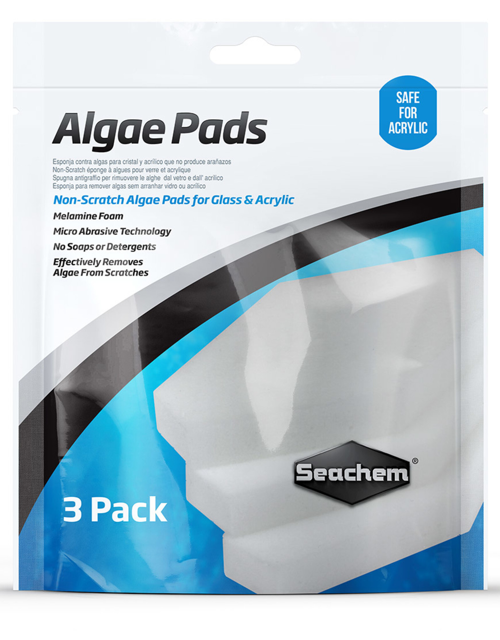 Seachem SEACHEM Algae Pad 3 pack Bag for Glass and Acrylic