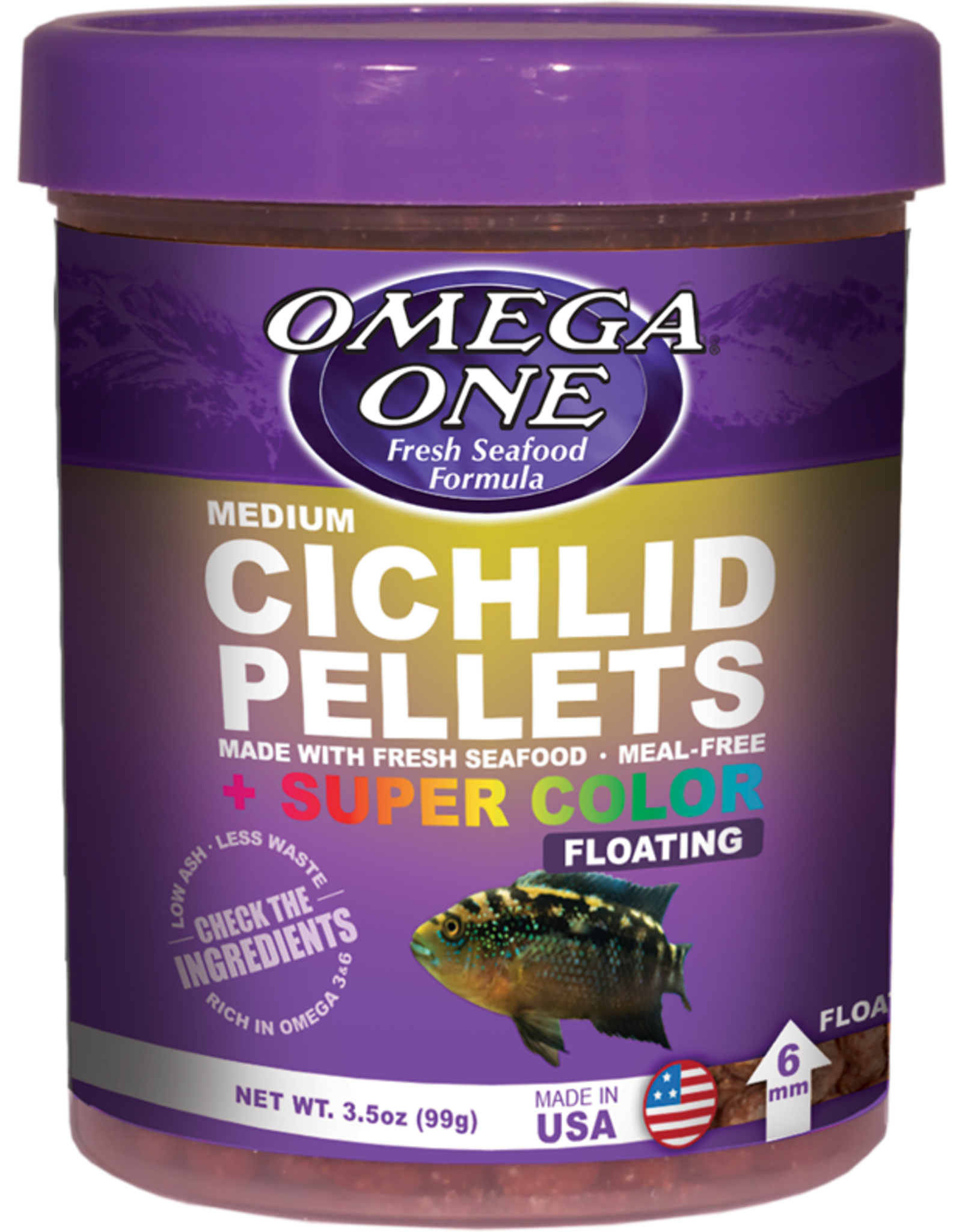 Omega One Food OMEGA ONE Cichlid Pellets Floating