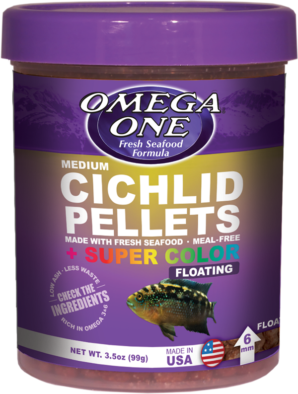 omega cichlid food