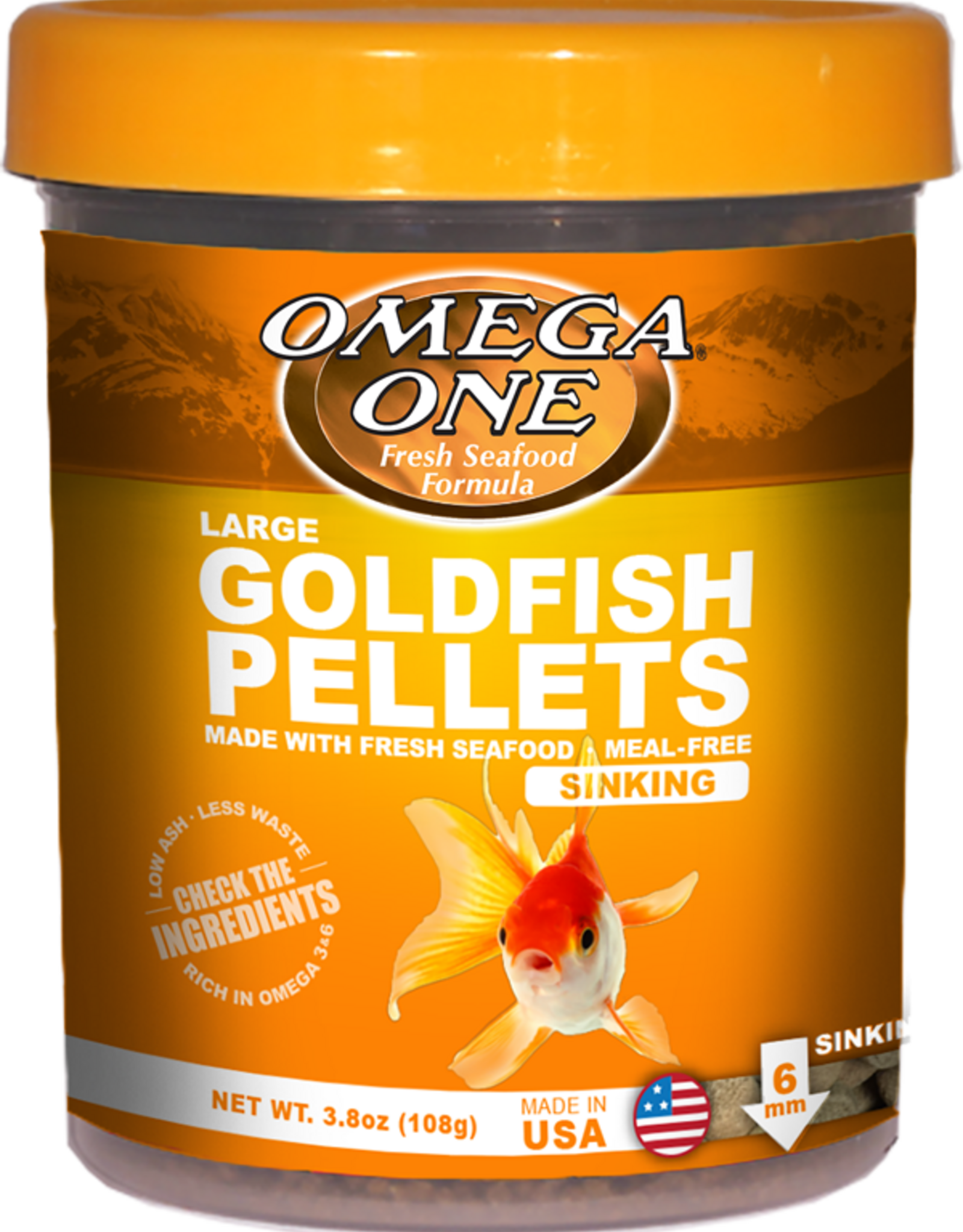 Omega One Food OMEGA ONE Goldfish Pellets Large