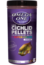 Omega One Food OMEGA ONE Cichlid Pellets Sinking Large 9oz