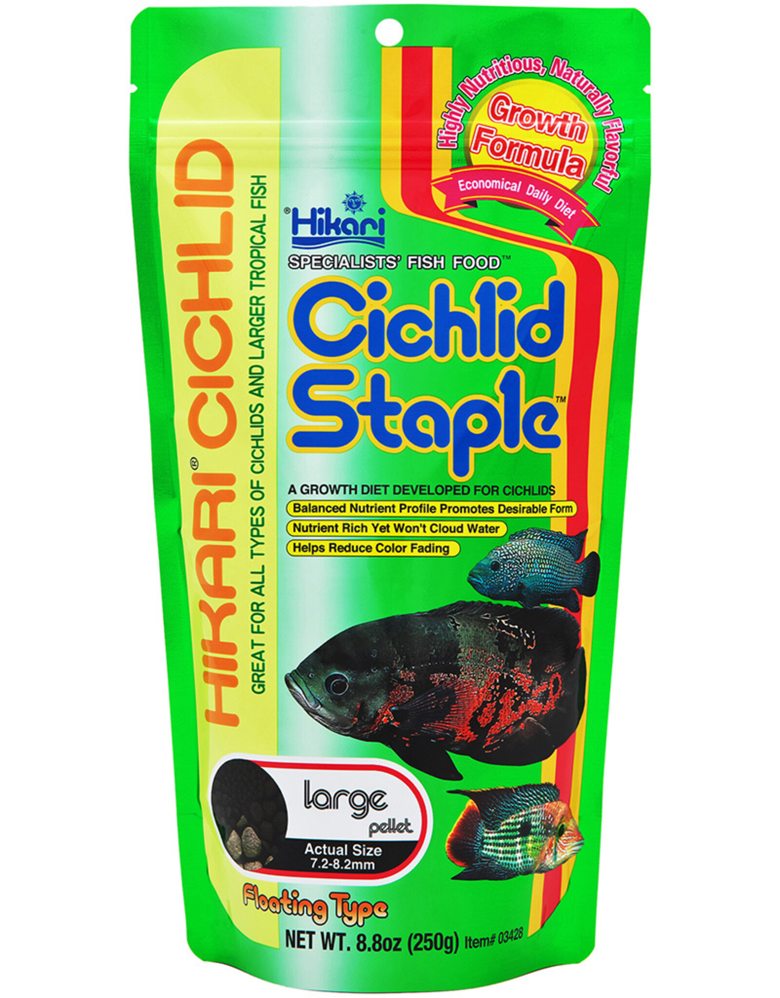 Hikari Sales USA, Inc. HIKARI Cichlid Staple Pellet 8.8oz