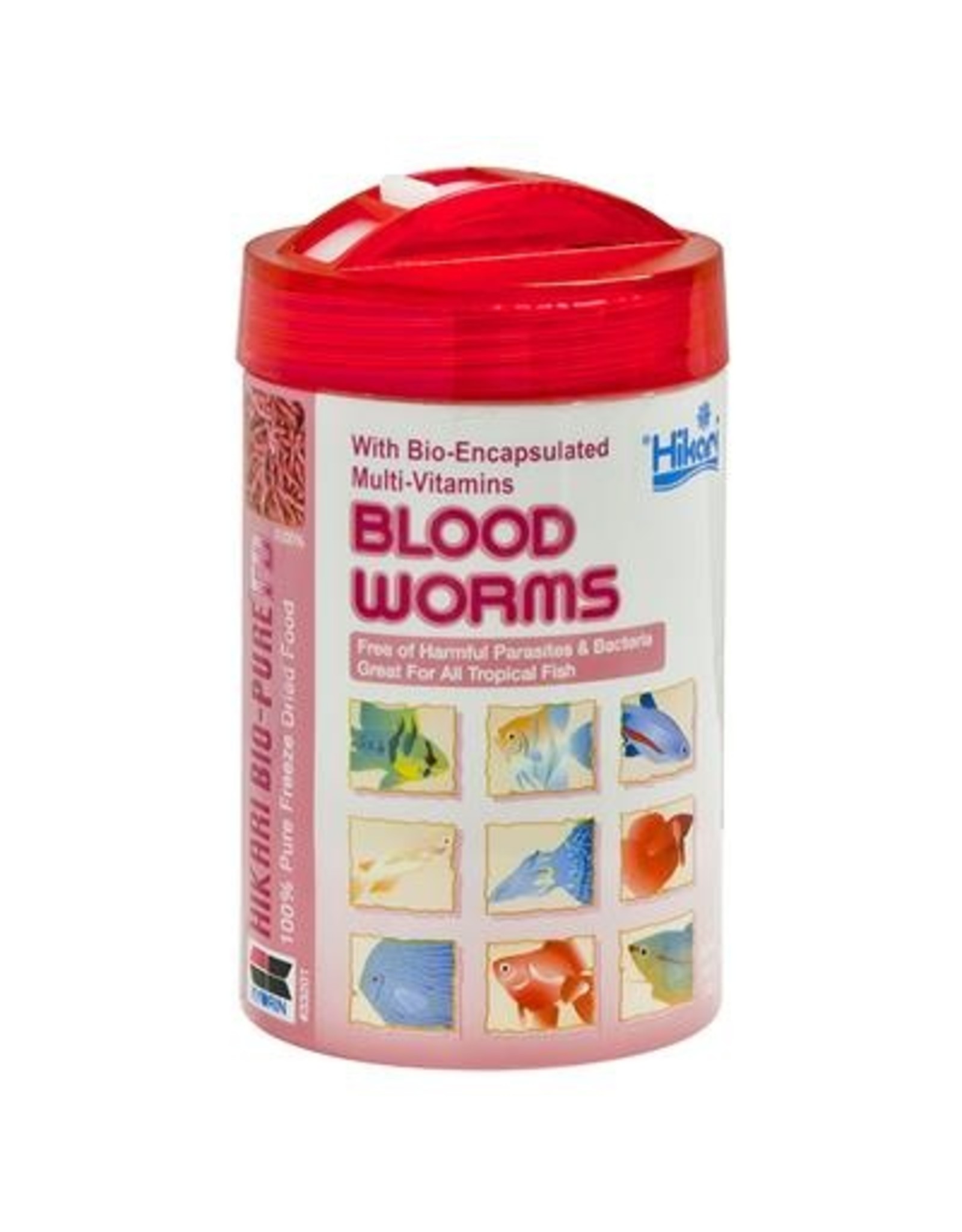 Hikari Sales USA, Inc. HIKARI Freeze Dried Bio Pure Blood Worms 0.42oz