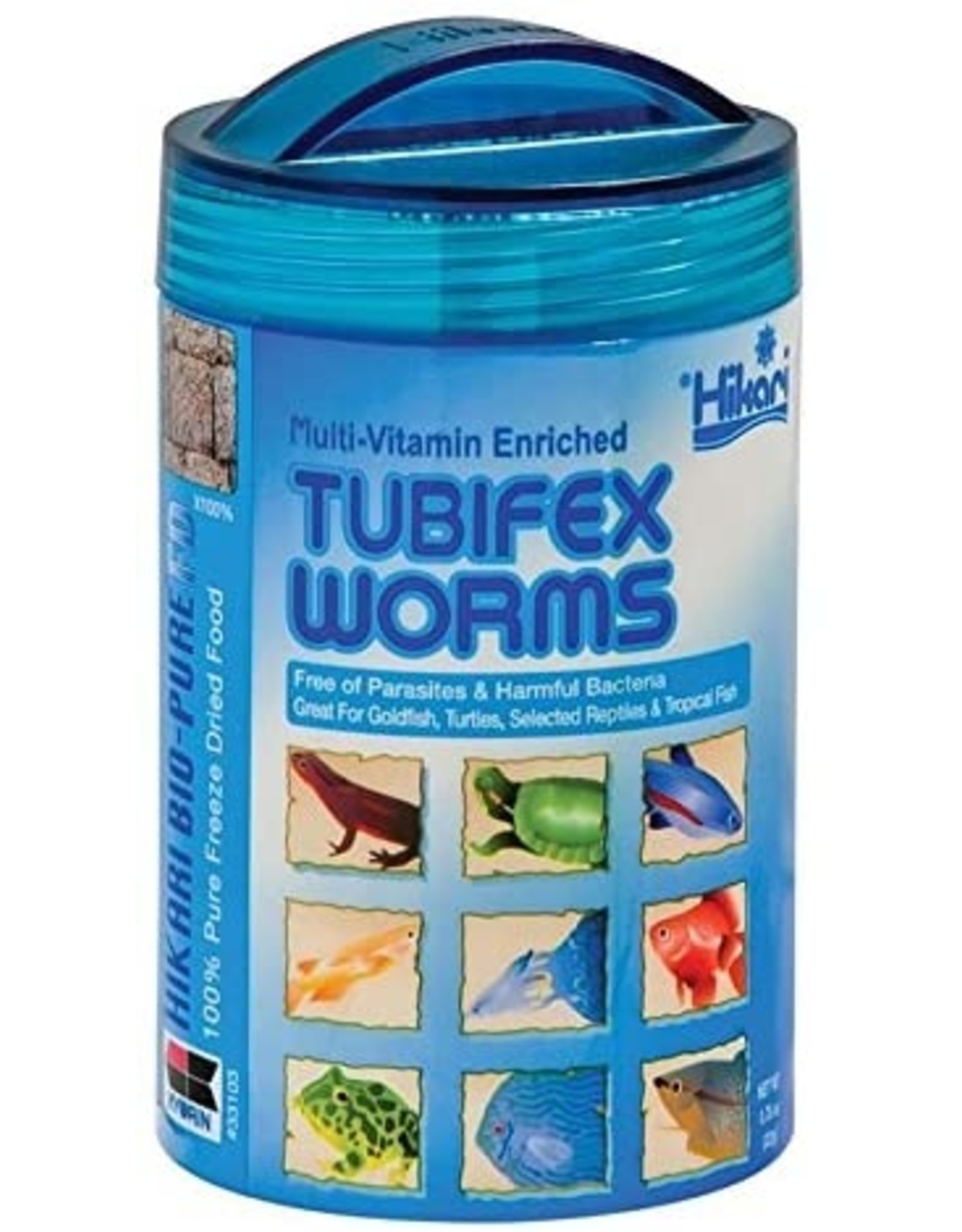 Hikari Sales USA, Inc. HIKARI Freeze Dried Bio Pure Tubifex Worms 0.78oz