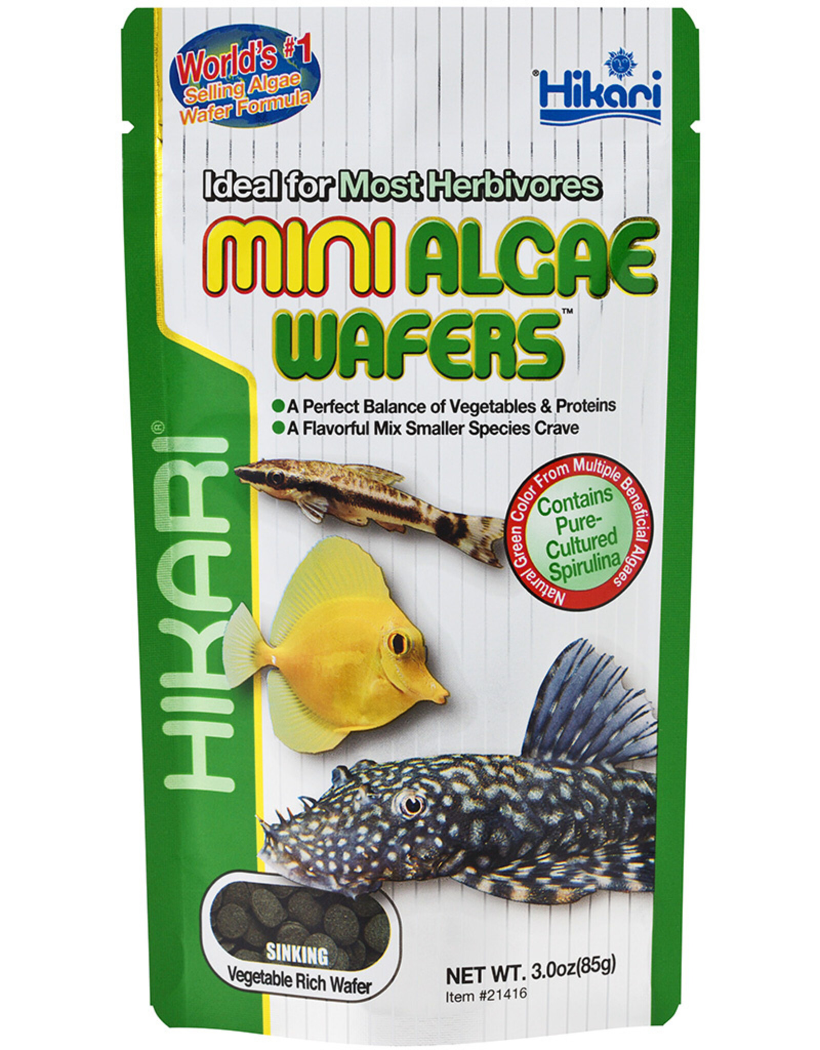 Hikari Sales USA, Inc. HIKARI Tropical Algae Wafers Mini