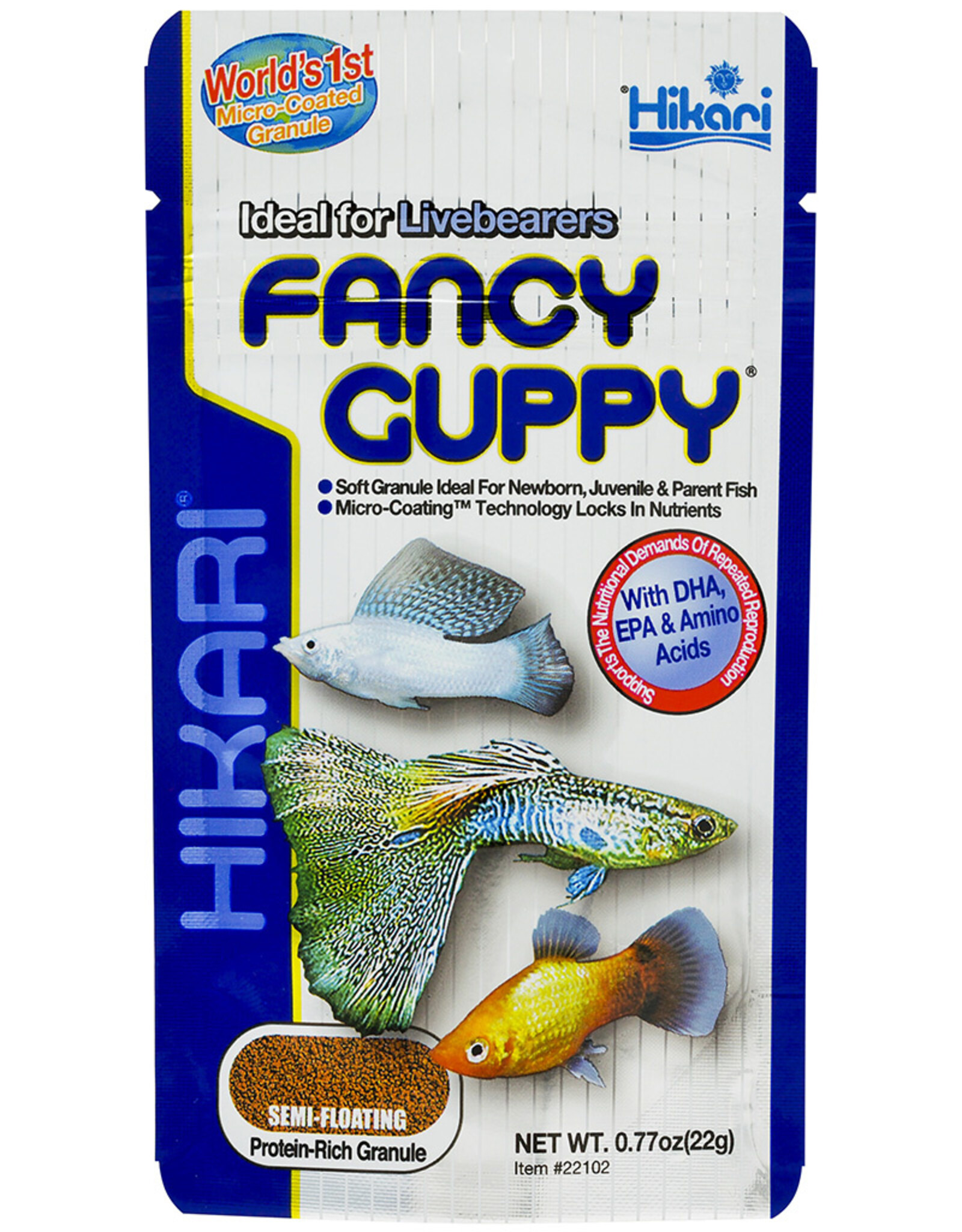 Hikari Sales USA, Inc. HIKARI Tropical Fancy Guppy Micro Food .77oz