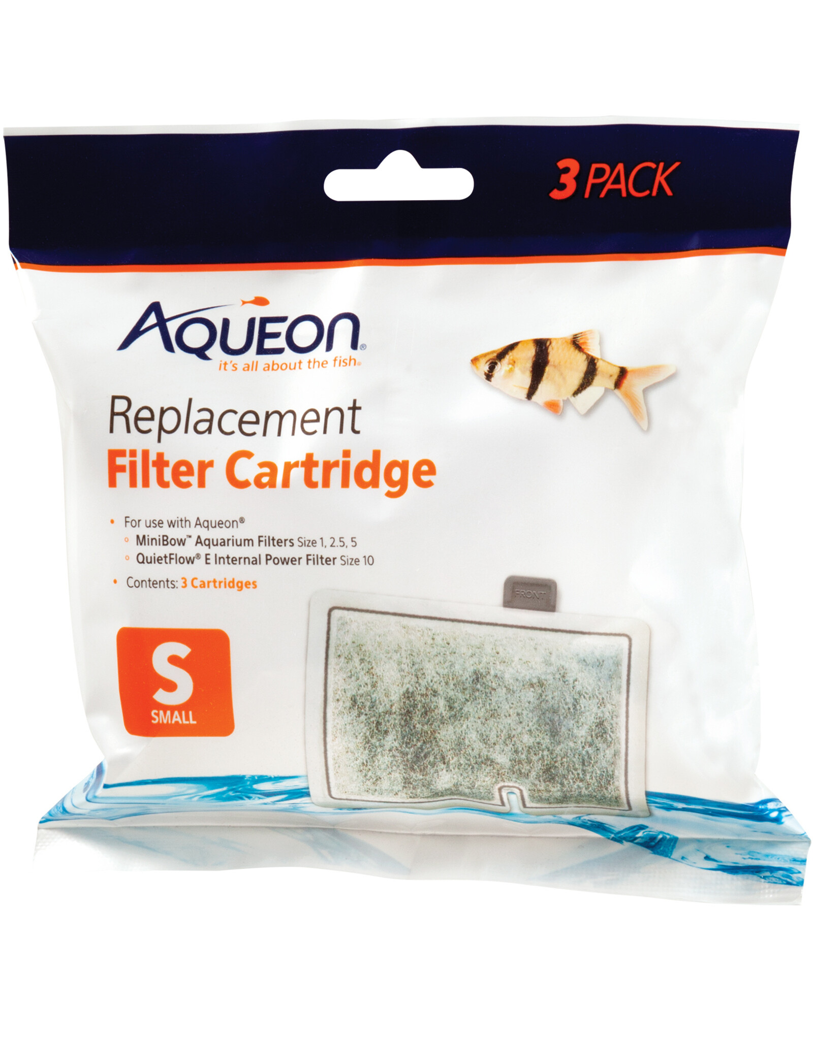 Aqueon AQUEON Filter Cartridge Small 3 Pack