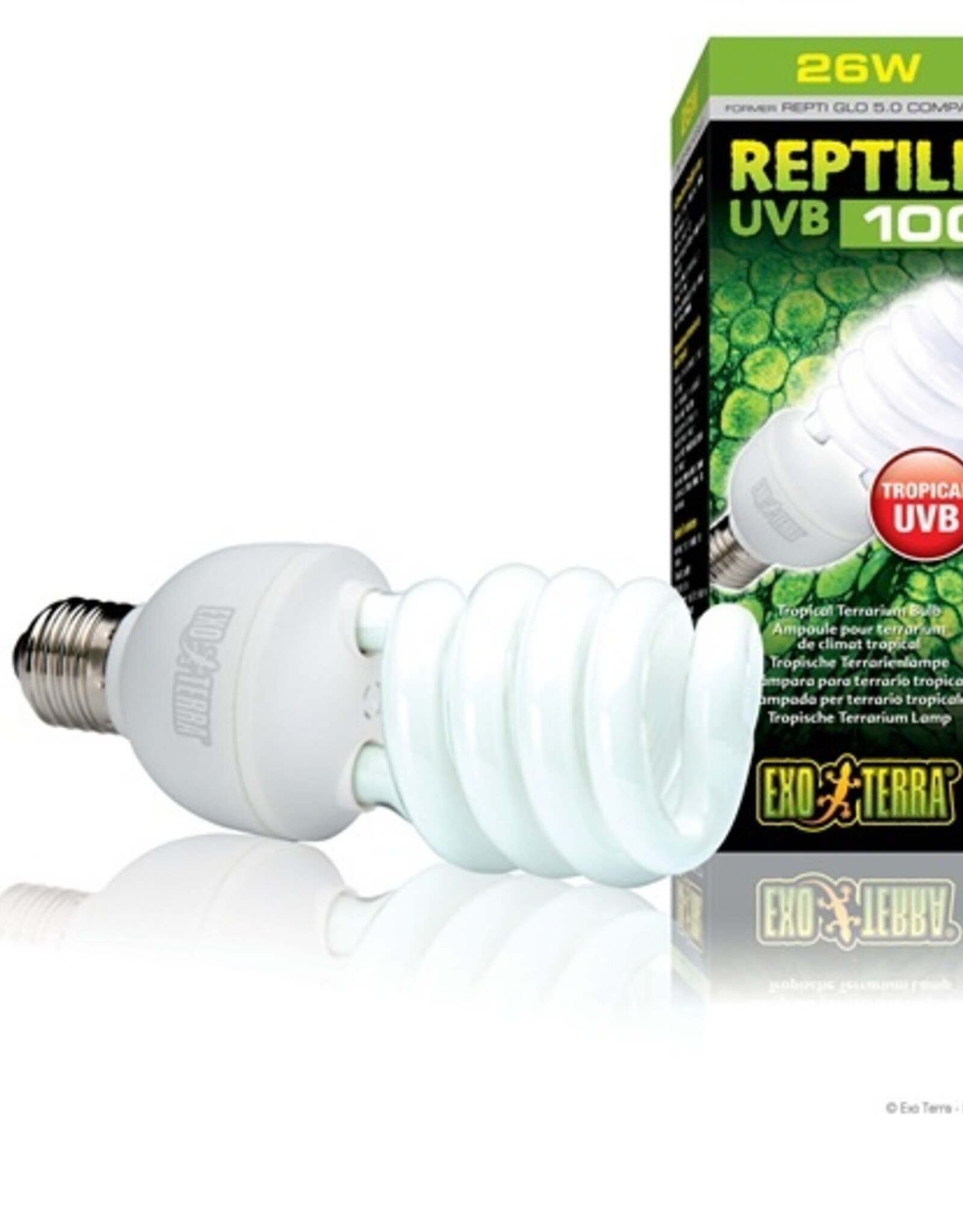 Exo Terra EXO TERRA UVB 100 Tropical Terrerium Bulb 110V
