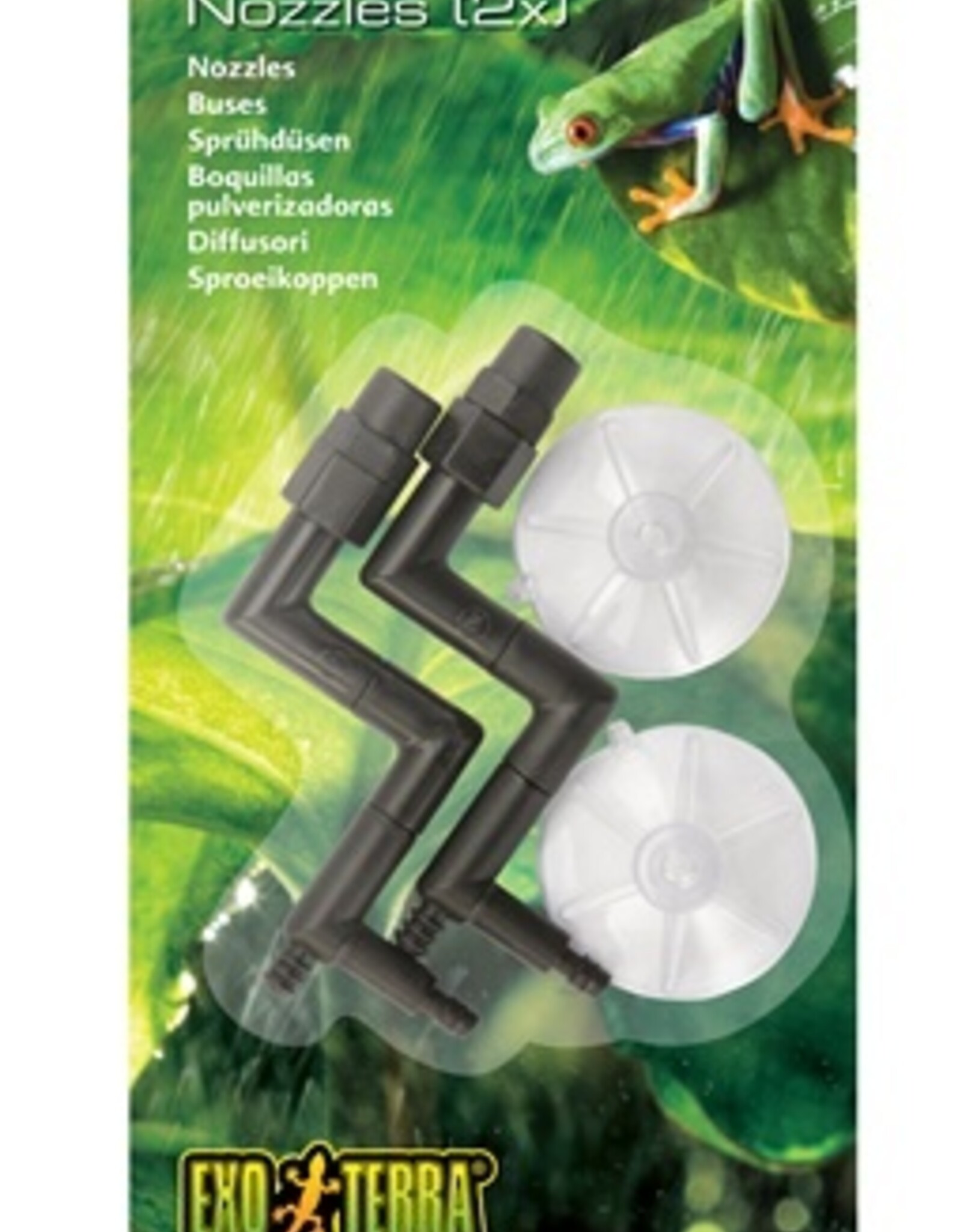 Exo Terra EXO TERRA Monsoon Replacement Nozzle w/ Suction Cup 2 Pack