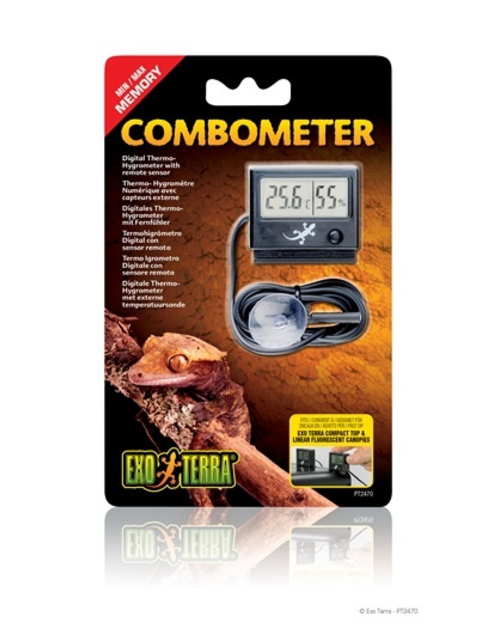 EXO TERRA LED Hygro/Thermo Meter Combo - Roger's Aquatics & Pet