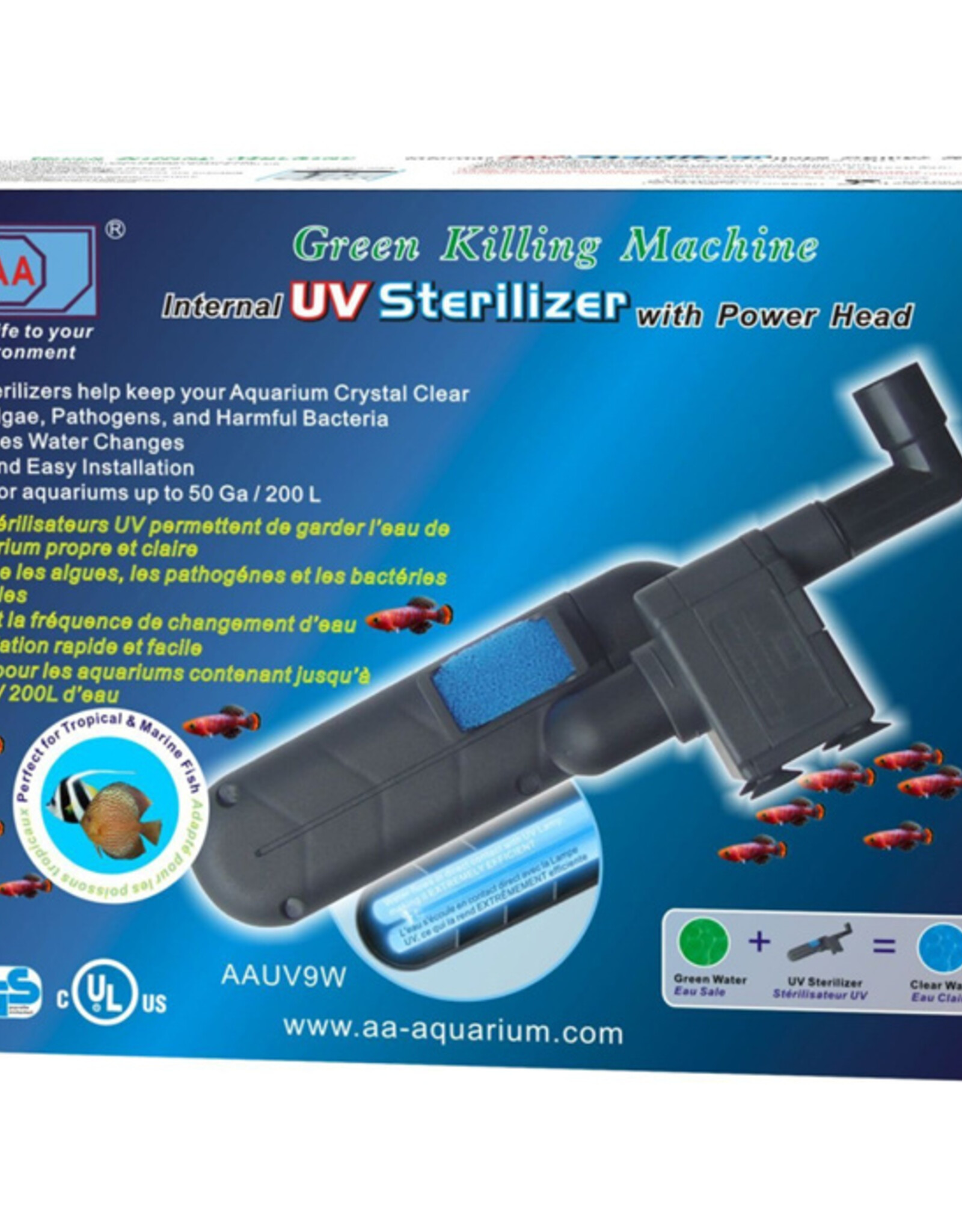 AA Aquarium Green Killing Machine UV Sterilizer