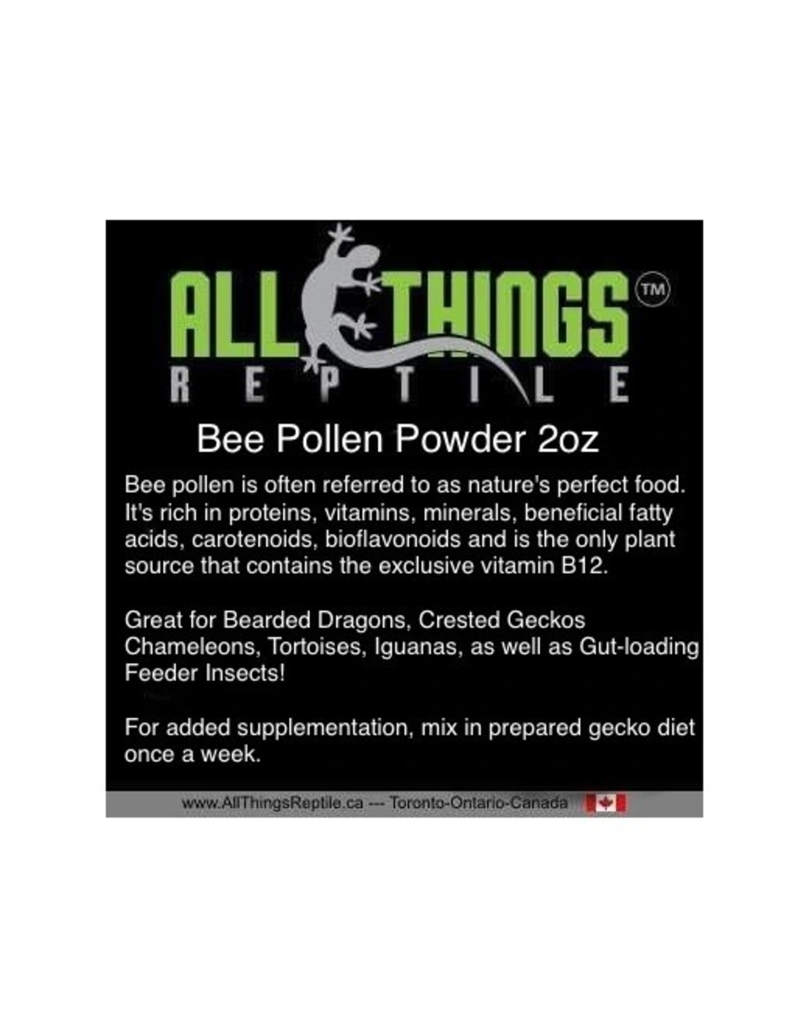 All Things Reptiles ALL THINGS REPTILE Bee Pollen Powder 2oz.