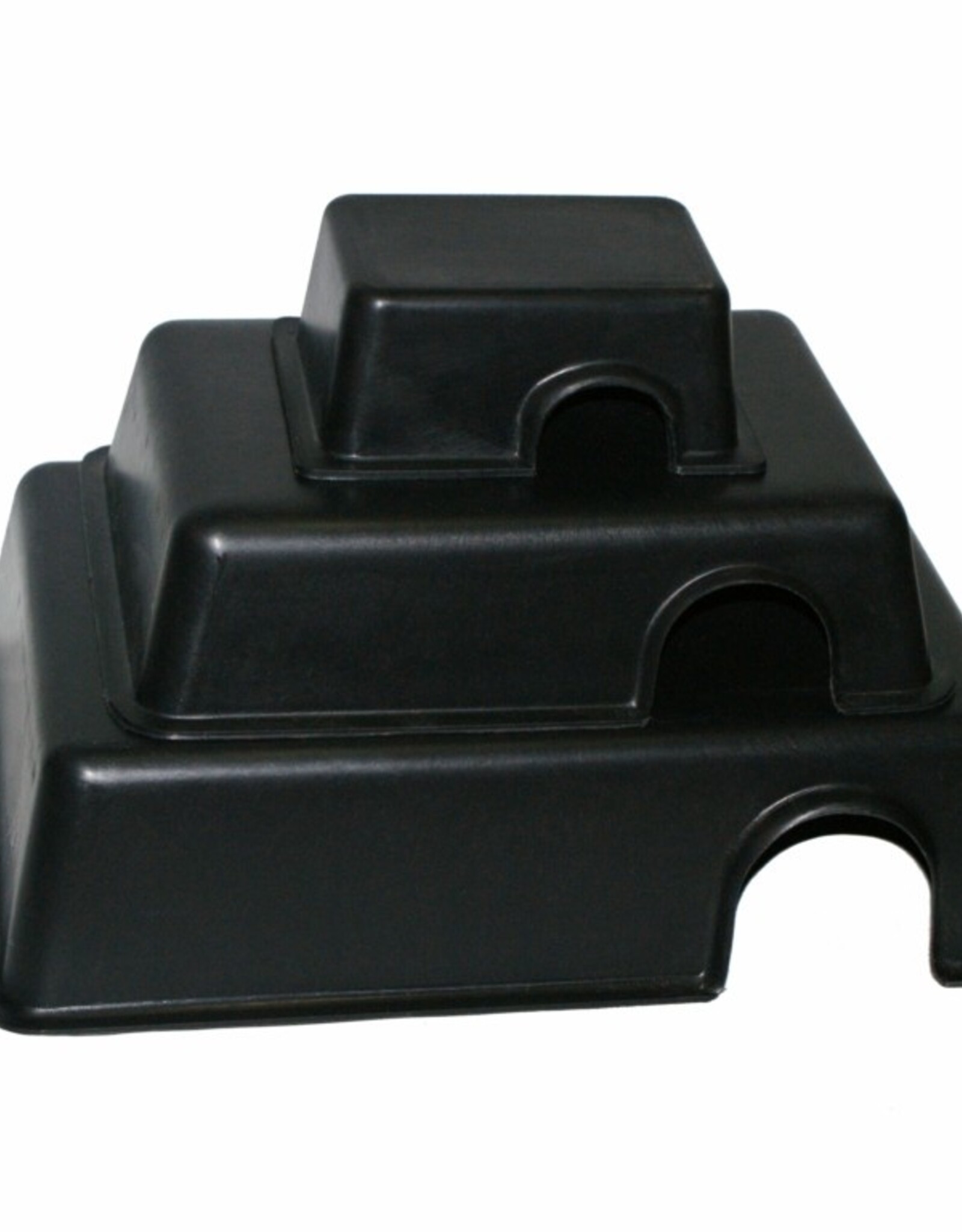 New Cal Pet NEWCAL Black Plastic Reptile Hide Rectangle