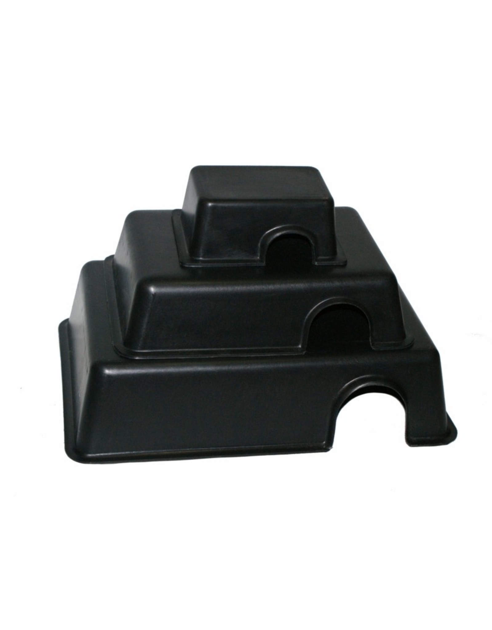 New Cal Pet NEWCAL Black Plastic Reptile Hide Rectangle