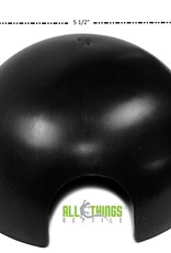 New Cal Pet NEWCAL Black Plastic Reptile Hide Dome