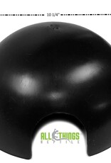 New Cal Pet NEWCAL Black Plastic Reptile Hide Dome