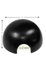 New Cal Pet NEWCAL Black Plastic Reptile Hide Dome