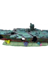 Burgham Aqua-Fit AQUA-FIT Aircraft Carrier Shipwreck 29x7x10"