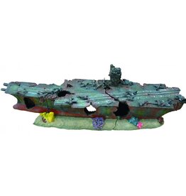 Burgham Aqua-Fit AQUA-FIT Aircraft Carrier Shipwreck 29x7x10"