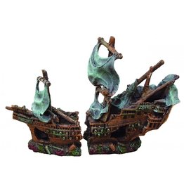 Burgham Aqua-Fit AQUA-FIT Polyresin Shipwreck (2 piece)