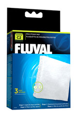Fluval FLUVAL Poly Foam Pad Replacement 3 Pack