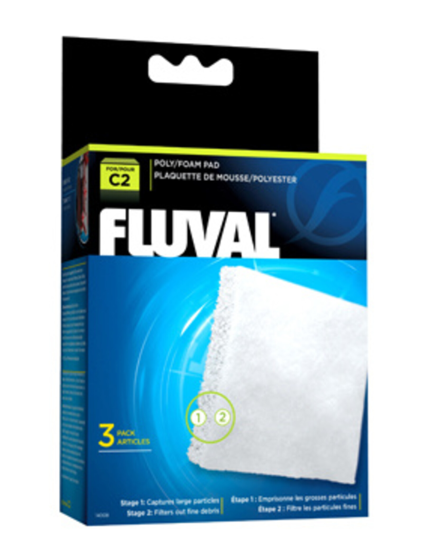 Fluval FLUVAL Poly Foam Pad Replacement 3 Pack