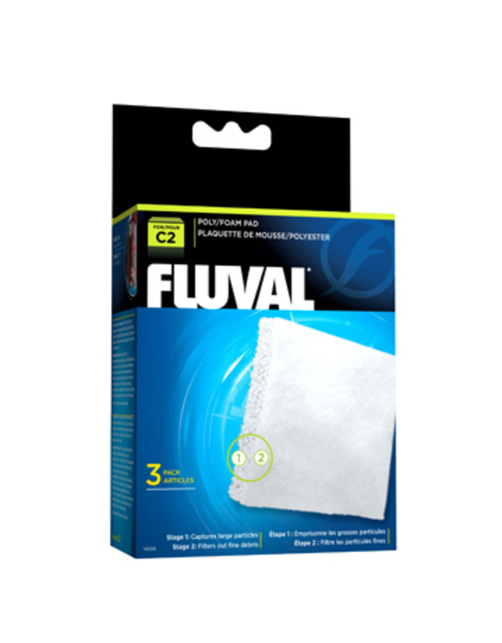 Fluval FLUVAL Poly Foam Pad Replacement 3 Pack