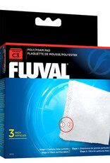 Fluval FLUVAL Poly Foam Pad Replacement 3 Pack