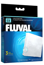 Fluval FLUVAL Poly Foam Pad Replacement 3 Pack